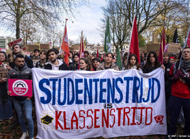 Honderden studenten en docenten demonstreerden in universiteitssteden