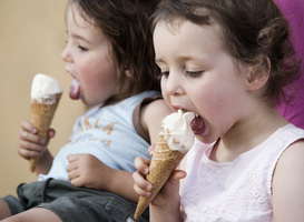 Ijsjes op de kinderopvang en toetsen maken in het koelste lokaal
